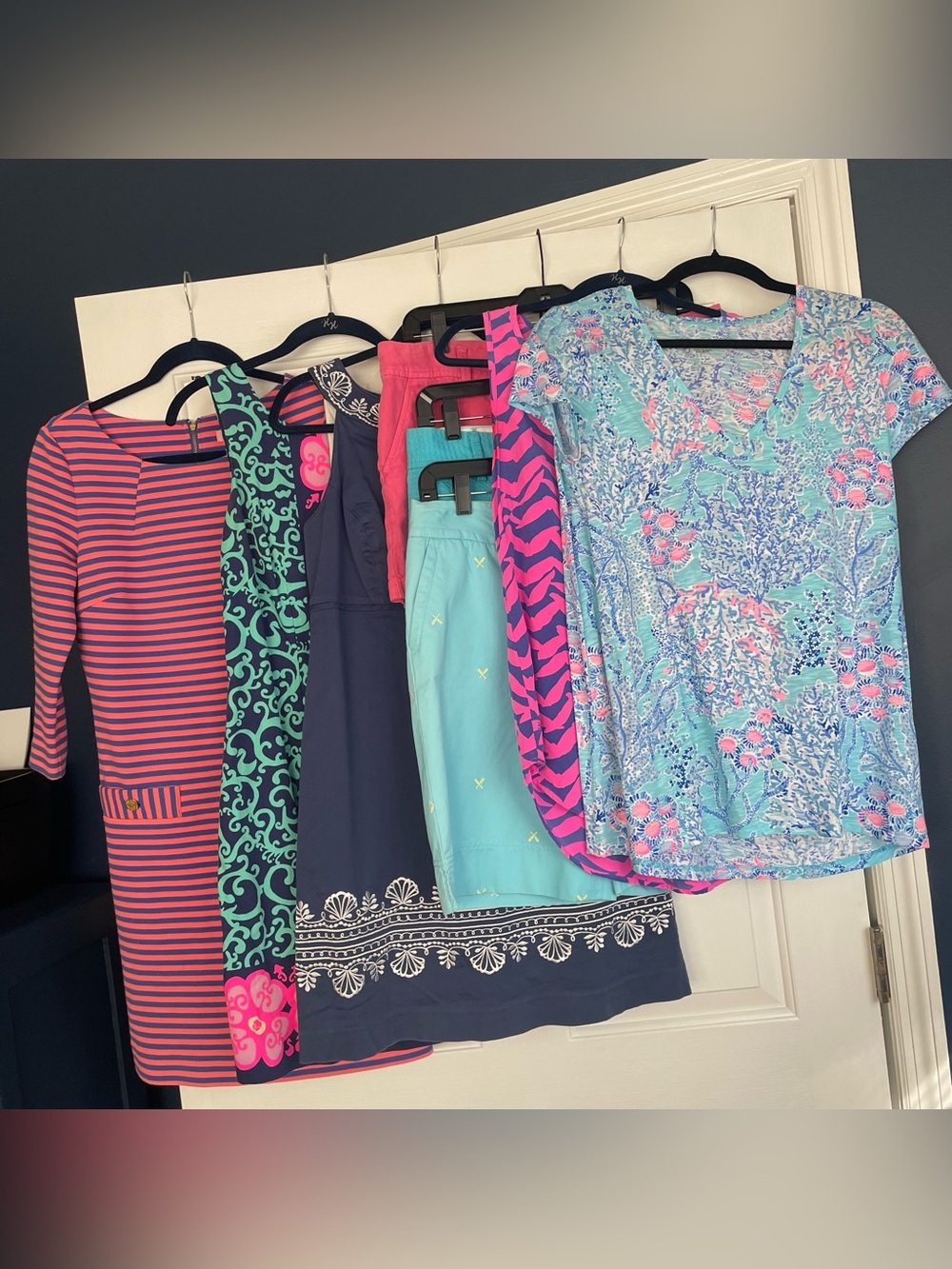 Lilly Pulitzer Clothing Lot 8 Piece Lot Dresses Shorts Tops
